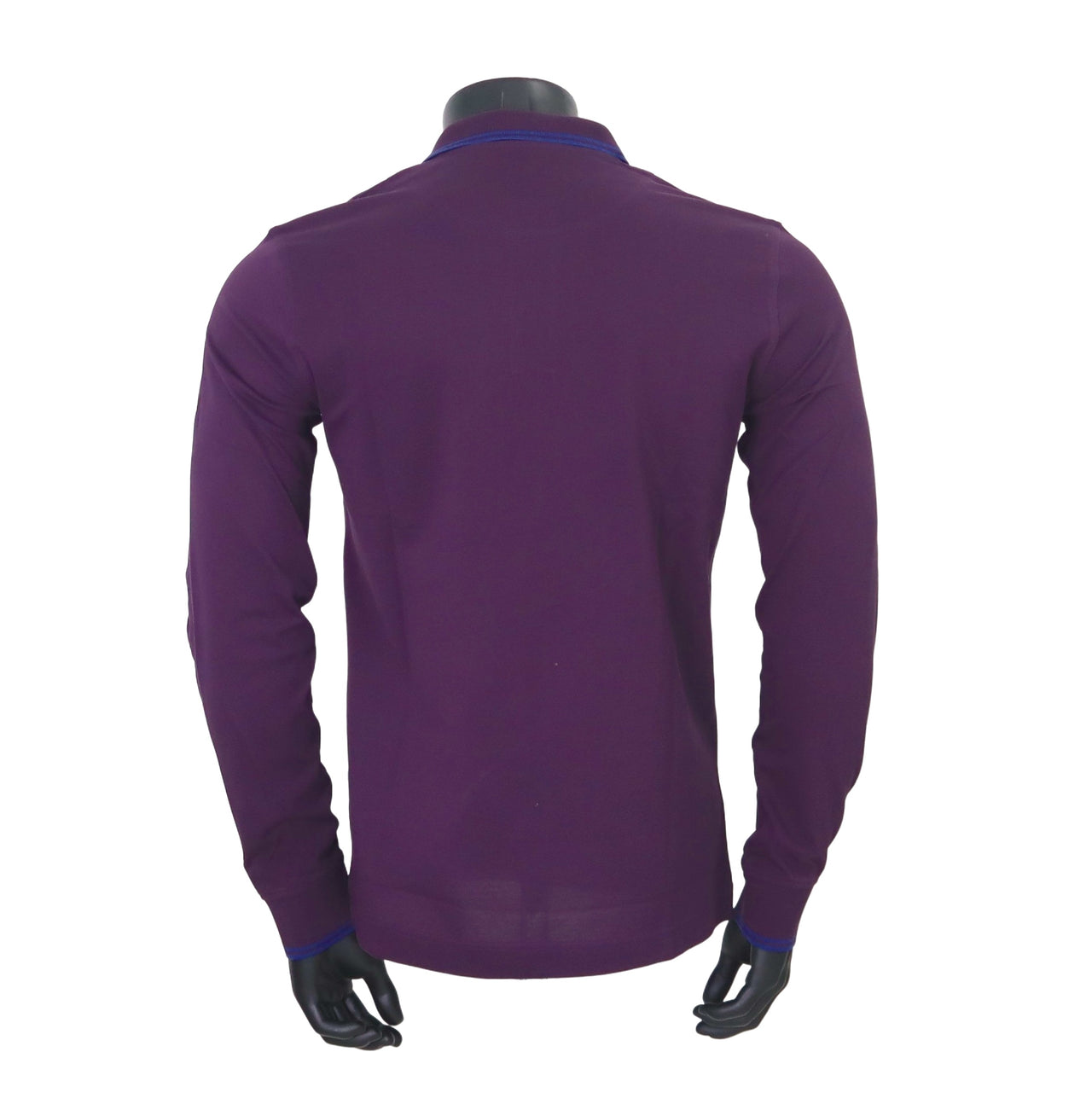 HARMONT&BLAINE polo uomo manica lunga cotone LNM008 021148 588 BORDEAUX estate 2025