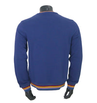 Thumbnail for HARMONT&BLAINE felpa uomo scollo a giro cotone FRM182 021261 836 BLU inverno 2024
