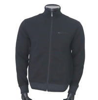 Thumbnail for HARMONT&BLAINE felpa uomo full zip cotone pesante FRM183 021133 999 NERO inverno 2024