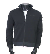 Thumbnail for HARMONT&BLAINE felpa uomo full zip cotone pesante FRM183 021133 999 NERO inverno 2024