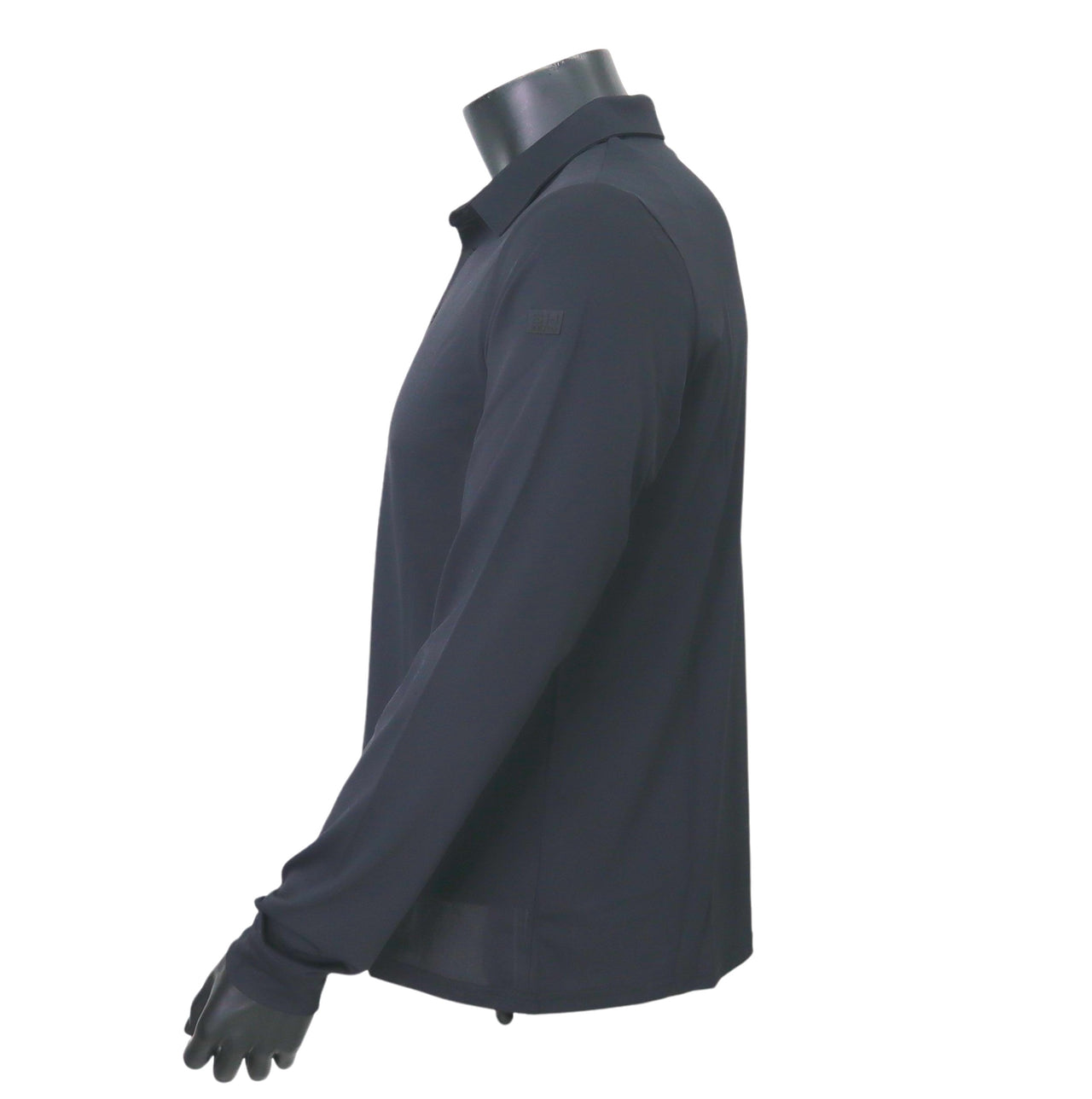 SH ZERO polo uomo tessuto tecnico no stiro POLO MILANO 8X8305 NERO estate 2025