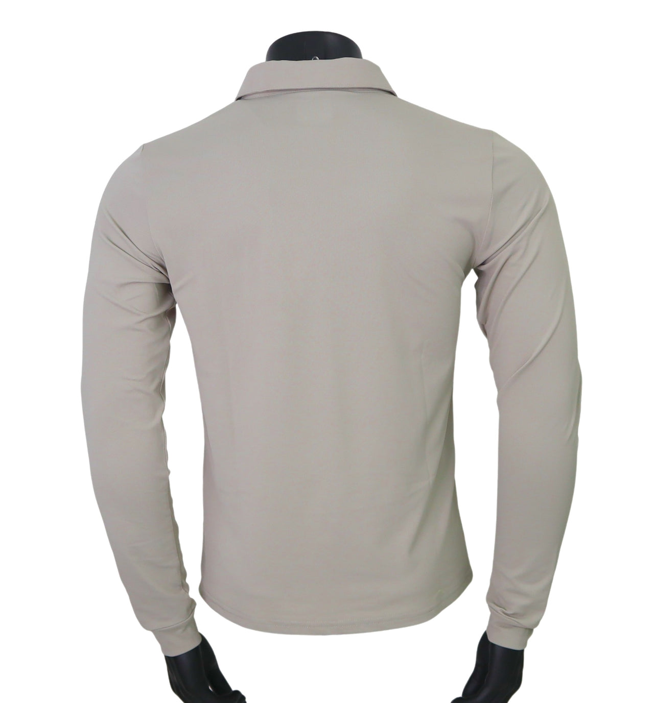 SH ZERO polo uomo tessuto tecnico no stiro POLO MILANO 8X8302 BEIGE estate 2025