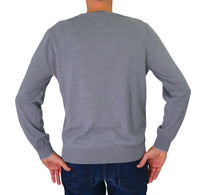 Thumbnail for SHOCKLY maglione uomo scollo v cotone CASH V 9M6709 GRIGIO inverno 2024