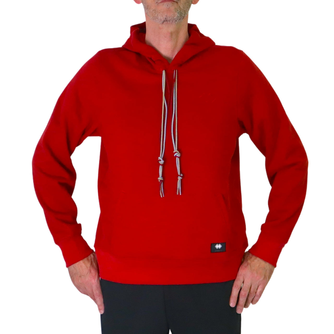 ERREA' REPUBLIC felpa uomo cappuccio cotone GFX R30G0K0Z80360 ROSSO inverno 2024