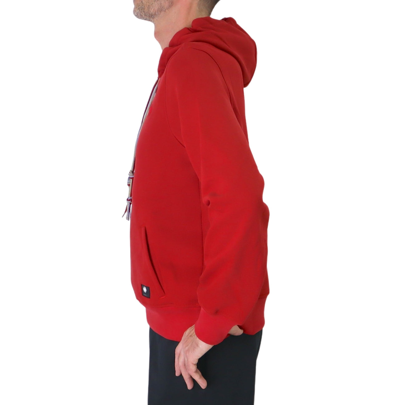 ERREA' REPUBLIC felpa uomo cappuccio cotone GFX R30G0K0Z80360 ROSSO inverno 2024