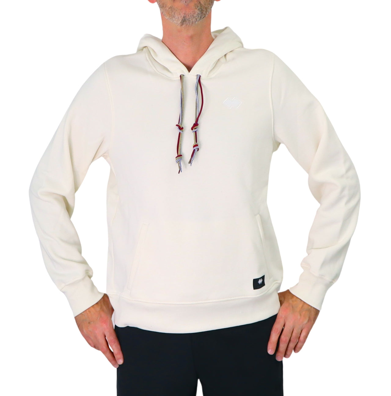 ERREA' REPUBLIC felpa uomo cappuccio cotone GFX R30G0K0Z80810 PANNA inverno 2024