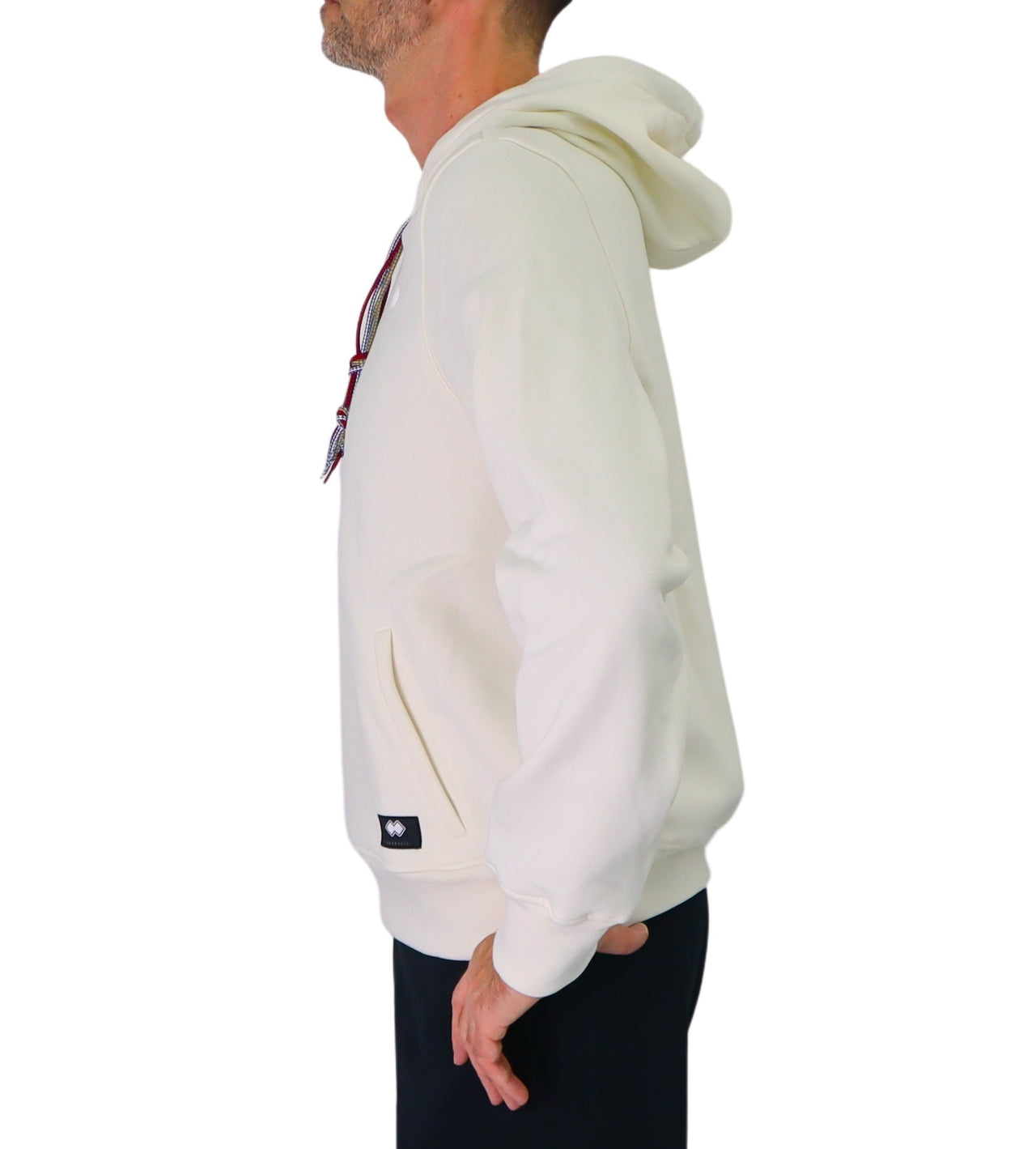 ERREA' REPUBLIC felpa uomo cappuccio cotone GFX R30G0K0Z80810 PANNA inverno 2024