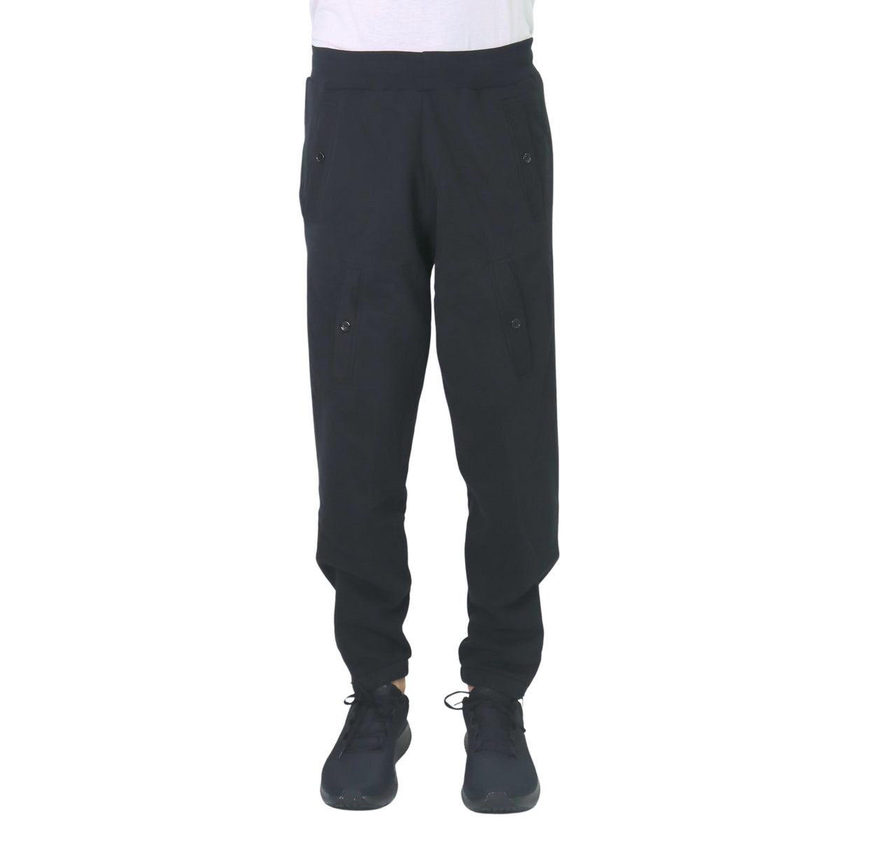 ERREA' REPUBLIC pantaloni tuta uomo cotone ESSENTIAL R30P0R0Z00120 NERO inverno 2024