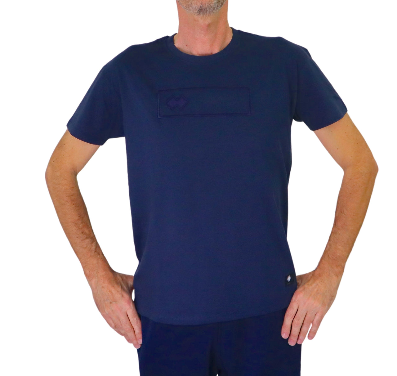 ERREA' REPUBLIC t-shirt uomo a giro cotone GFX R30M0E0C00090 BLU inverno 2024