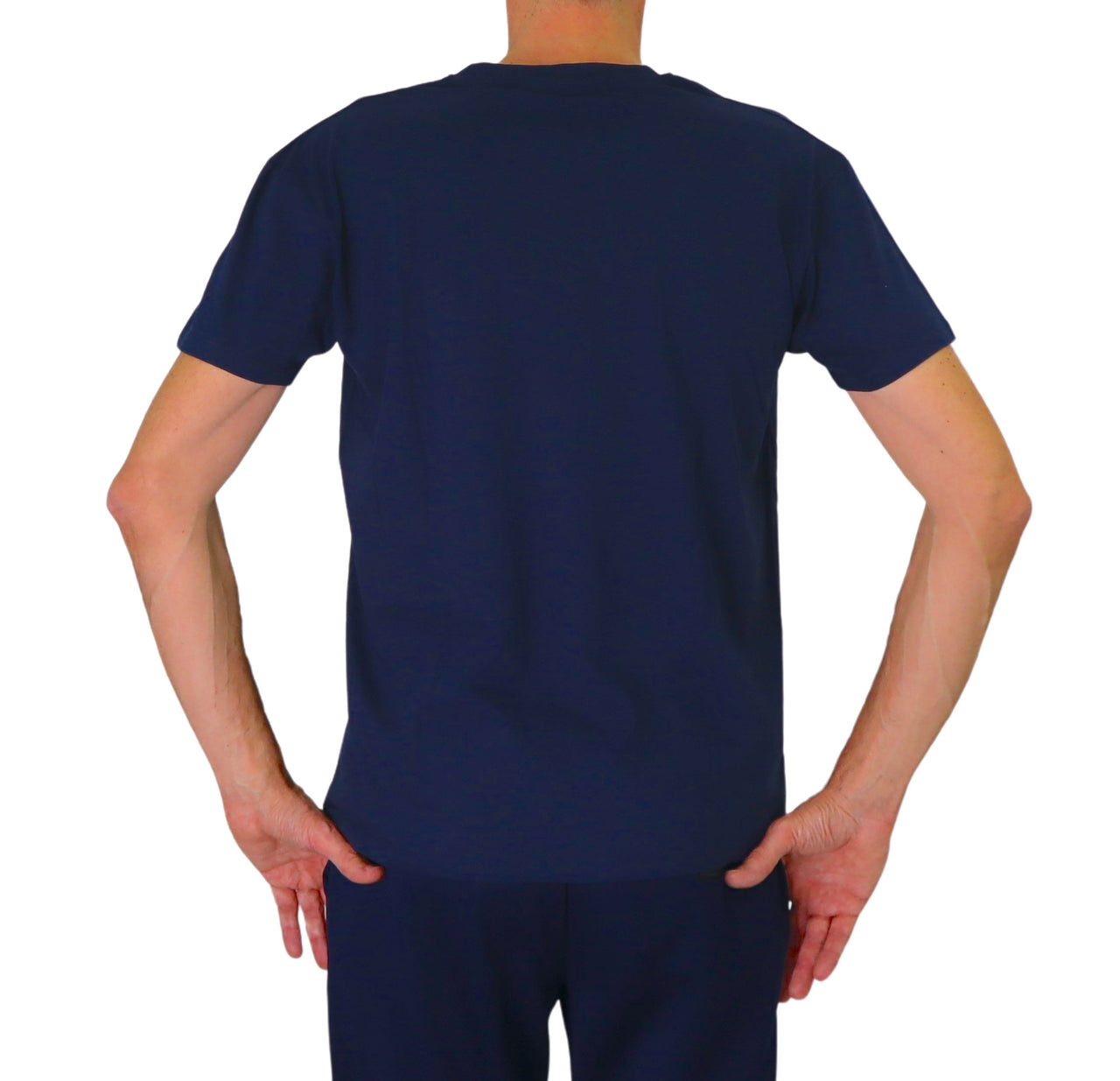 ERREA' REPUBLIC t-shirt uomo a giro cotone GFX R30M0E0C00090 BLU inverno 2024