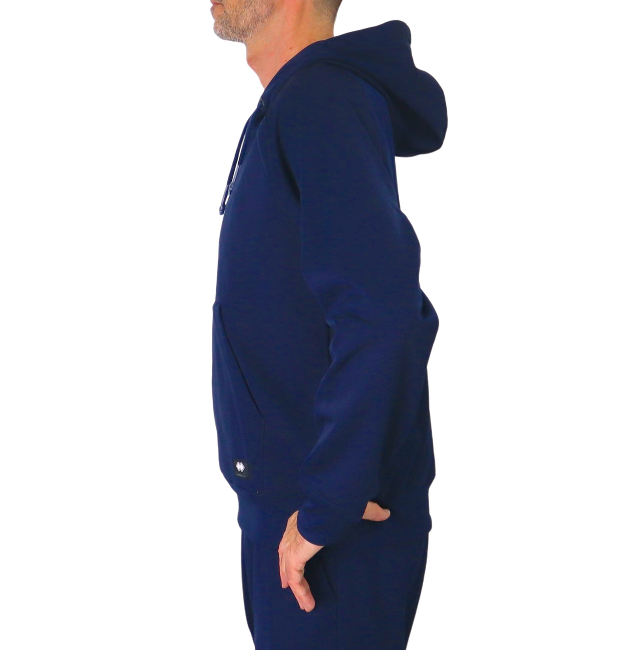 ERREA' REPUBLIC felpa uomo cappuccio GFX R30G0L0Z00090 BLU inverno 2024
