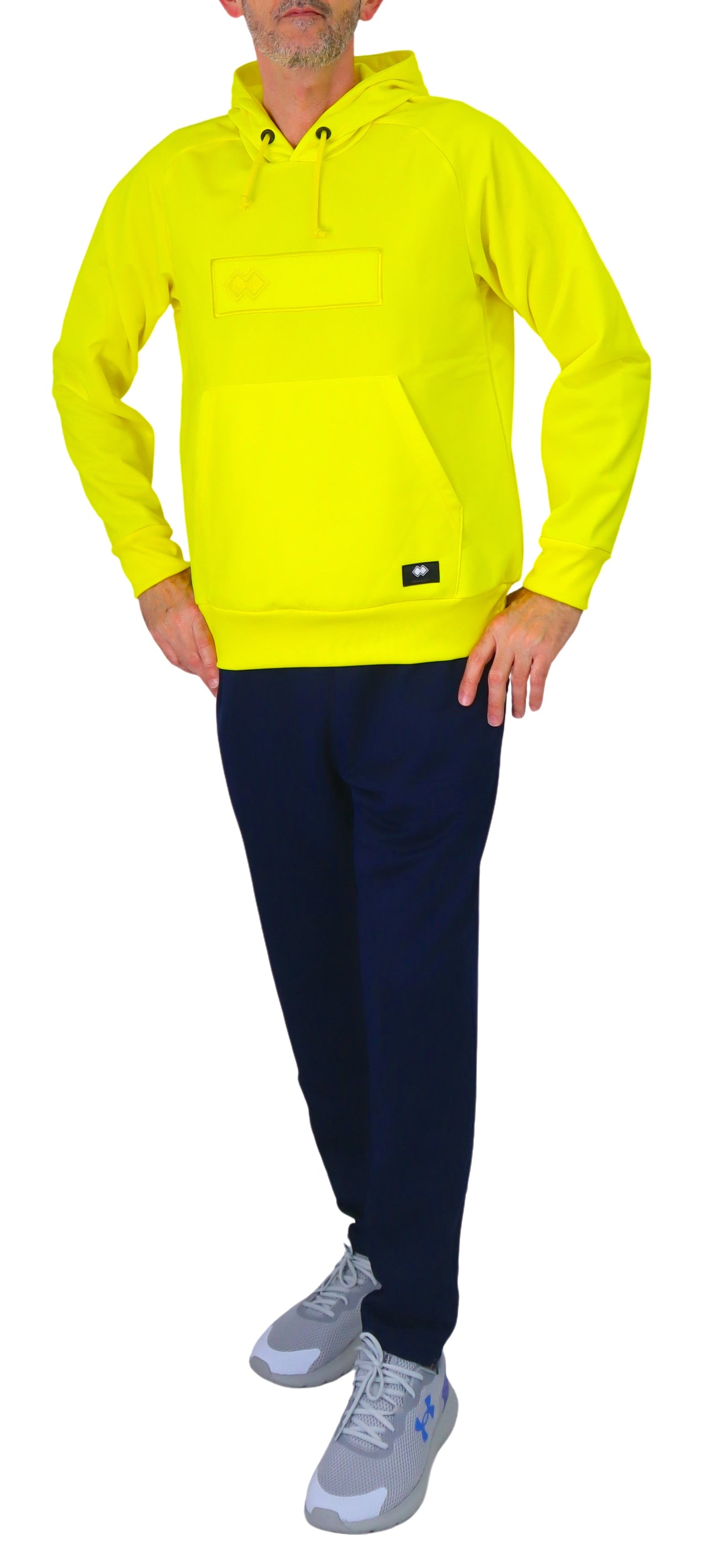 ERREA' REPUBLIC felpa uomo cappuccio GFX R30G0L0Z03310 GIALLO inverno 2024