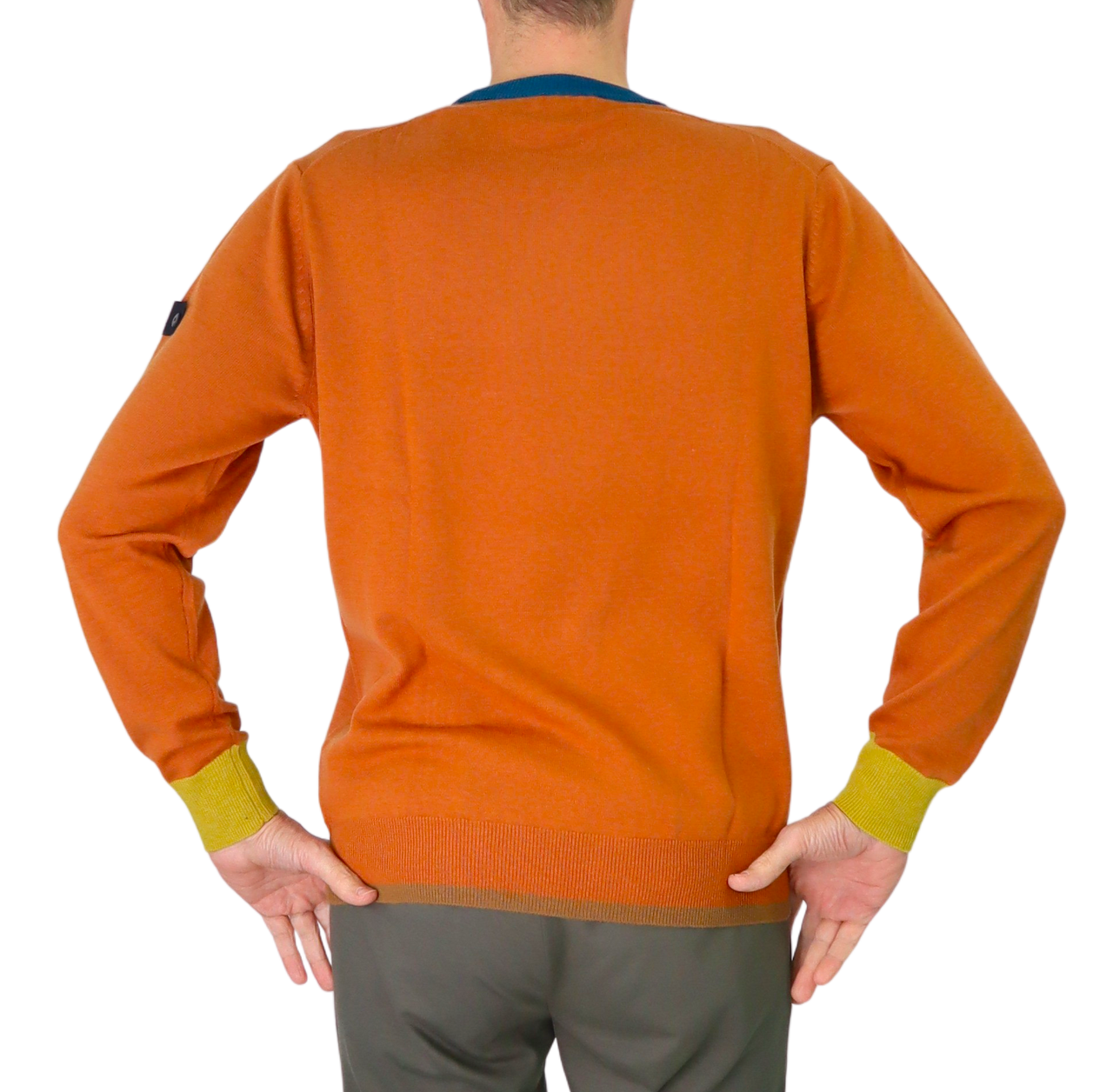 PEUTEREY maglione uomo girocollo NEW MARLON PEU524199011947 033 ARANCIO inverno 2024