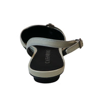 Thumbnail for CAFèNOIR sandali donna slingback tacco basso a punta C1ED9014 W059 PANNA estate 2025