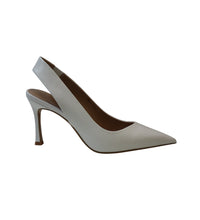 Thumbnail for CAFèNOIR sandali donna slingback pelle punta tacco 70 C1NA4022 W059 PANNA estate 2025