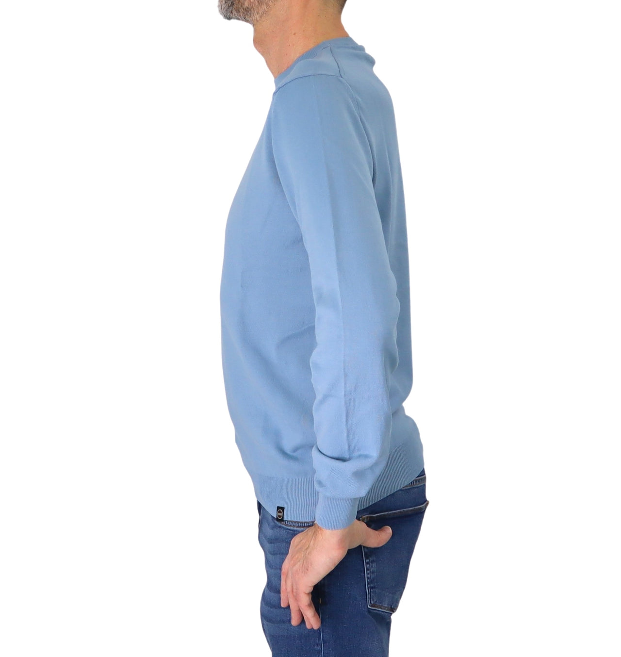COLMAR maglione uomo cotone giro 4479T 3XM EXPLORING 202 CELESTE estate 2025
