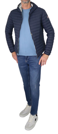 Thumbnail for COLMAR giubbino uomo bomber cappuccio piuma leggero 1277R 8VX REPUNK 68 BLU estate 2025