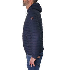 Thumbnail for COLMAR giubbino uomo bomber cappuccio piuma leggero 1277R 8VX REPUNK 68 BLU estate 2025