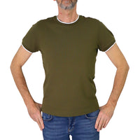 Thumbnail for COLMAR t-shirt uomo cotone girocollo manica corta 7506R 4SH MONDAY 720 VERDE estate 2025