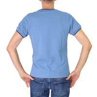 Thumbnail for COLMAR t-shirt uomo cotone girocollo manica corta 7506R 4SH MONDAY 202 CELESTE estate 2025