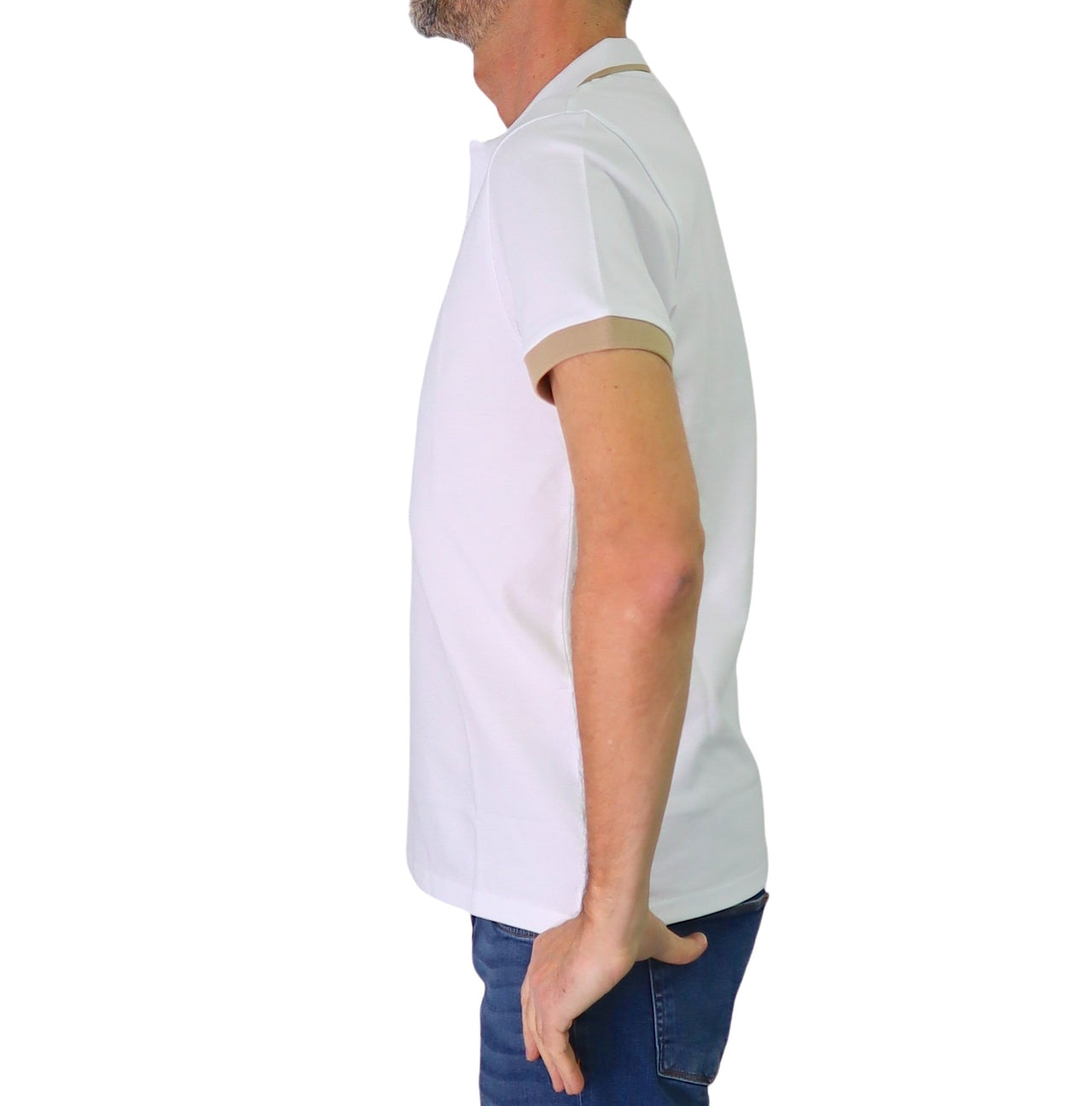 COLMAR polo uomo manica corta cotone 7687 4SH MONDAY 01 BIANCO estate 2025