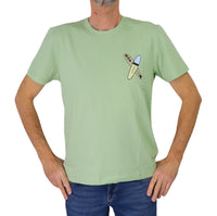Thumbnail for COLMAR t-shirt uomo manica corta cotone 7543 6SH FRIDA 703 VERDE estate 2025