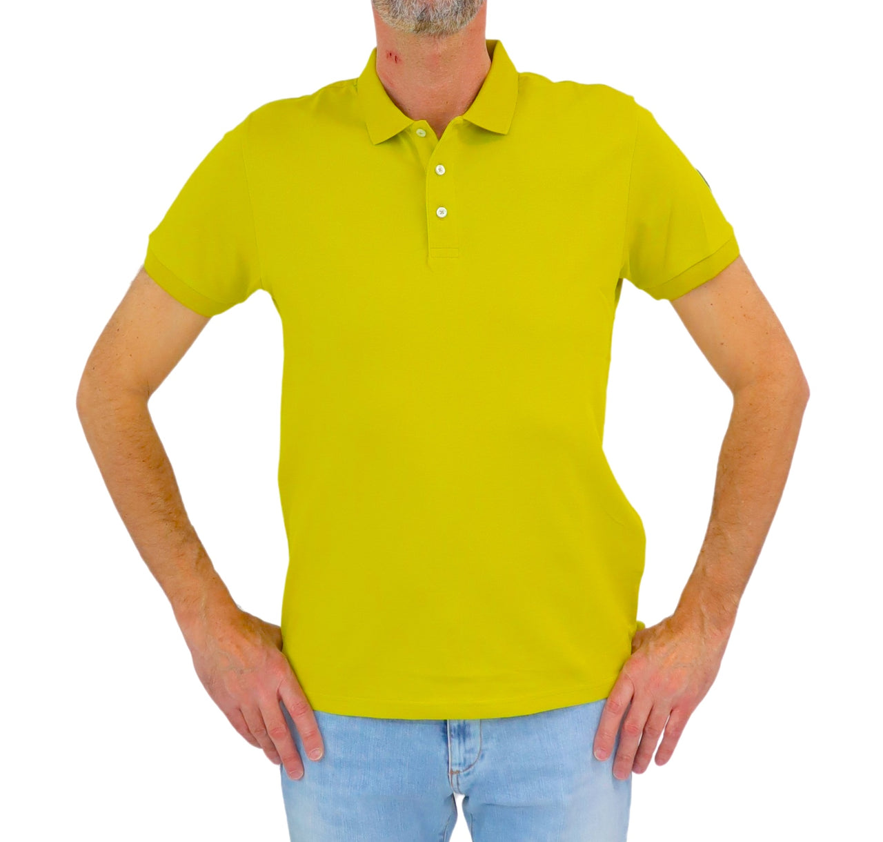 COLMAR polo uomo manica corta cotone 7646 4SH MONDAY 517 VERDE LIME estate 2025