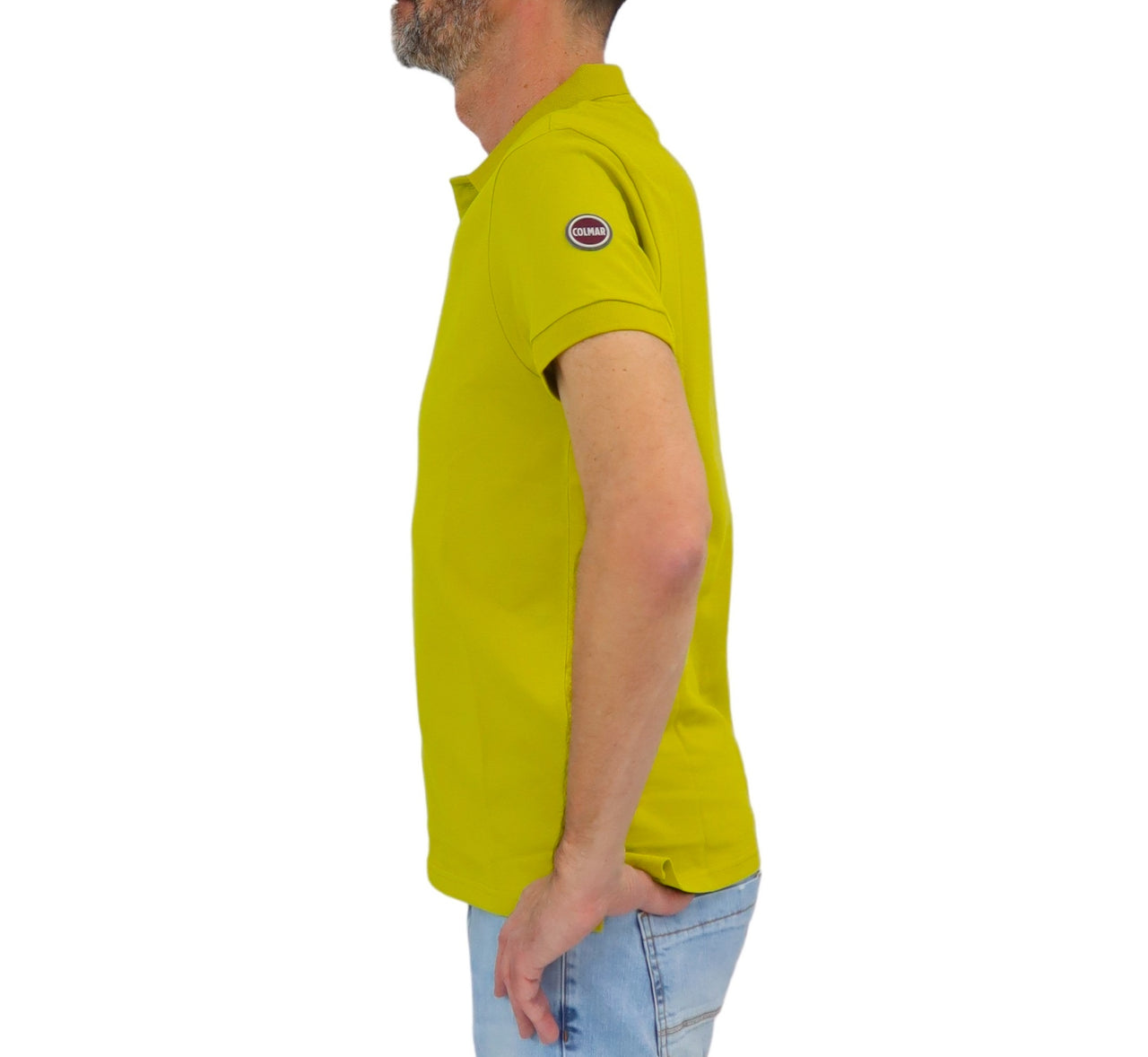 COLMAR polo uomo manica corta cotone 7646 4SH MONDAY 517 VERDE LIME estate 2025