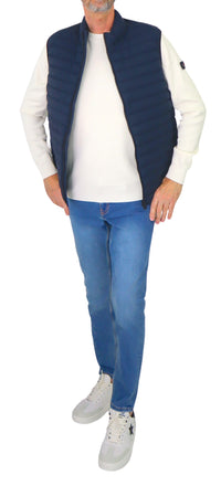 Thumbnail for PEUTEREY gilet uomo smanicato piuma leggero MOISE 02 PEU541901181971 215 BLU estate 2025