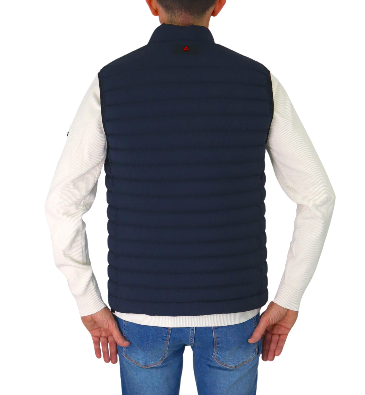 PEUTEREY gilet uomo smanicato piuma leggero MOISE 02 PEU541901181971 215 BLU estate 2025