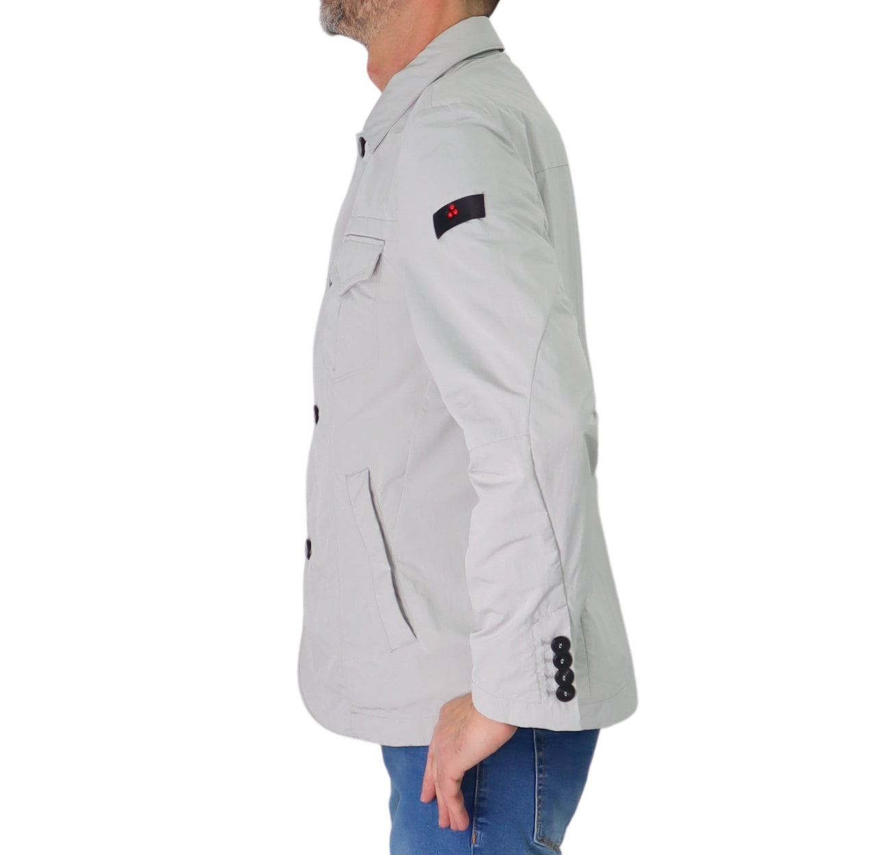 PEUTEREY giubbino uomo blazer HOLLYWOOD BZG 06 PEU510801191924 985 GHIACCIO estate 2025