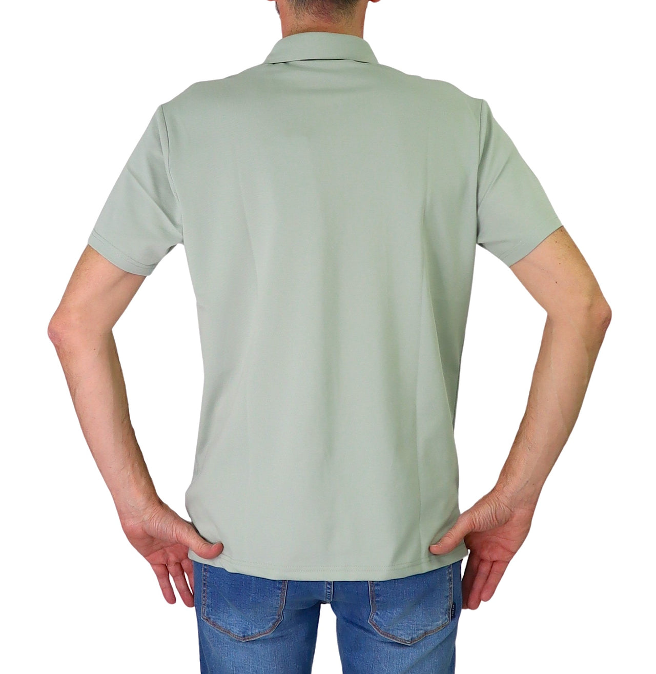 PEUTEREY polo uomo cotone seta MEZZOLA 02 PEU547199012182 640 VERDE estate 2025