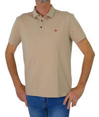 Thumbnail for PEUTEREY polo uomo cotone seta MEZZOLA 02 PEU547199012182 859 BEIGE estate 2025