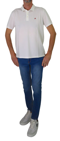Thumbnail for PEUTEREY polo uomo cotone seta MEZZOLA 02 PEU547199012182 730 PANNA estate 2025
