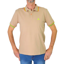 Thumbnail for PEUTEREY polo uomo cotone NEW SELANDINA STR 03 PEU546799011991 802 BEIGE estate 2025