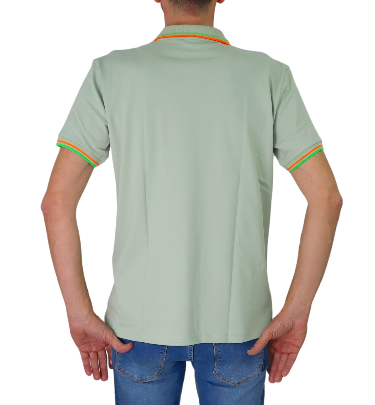 PEUTEREY polo uomo cotone NEW SELANDINA STR 03 PEU546799011991 640 VERDE estate 2025