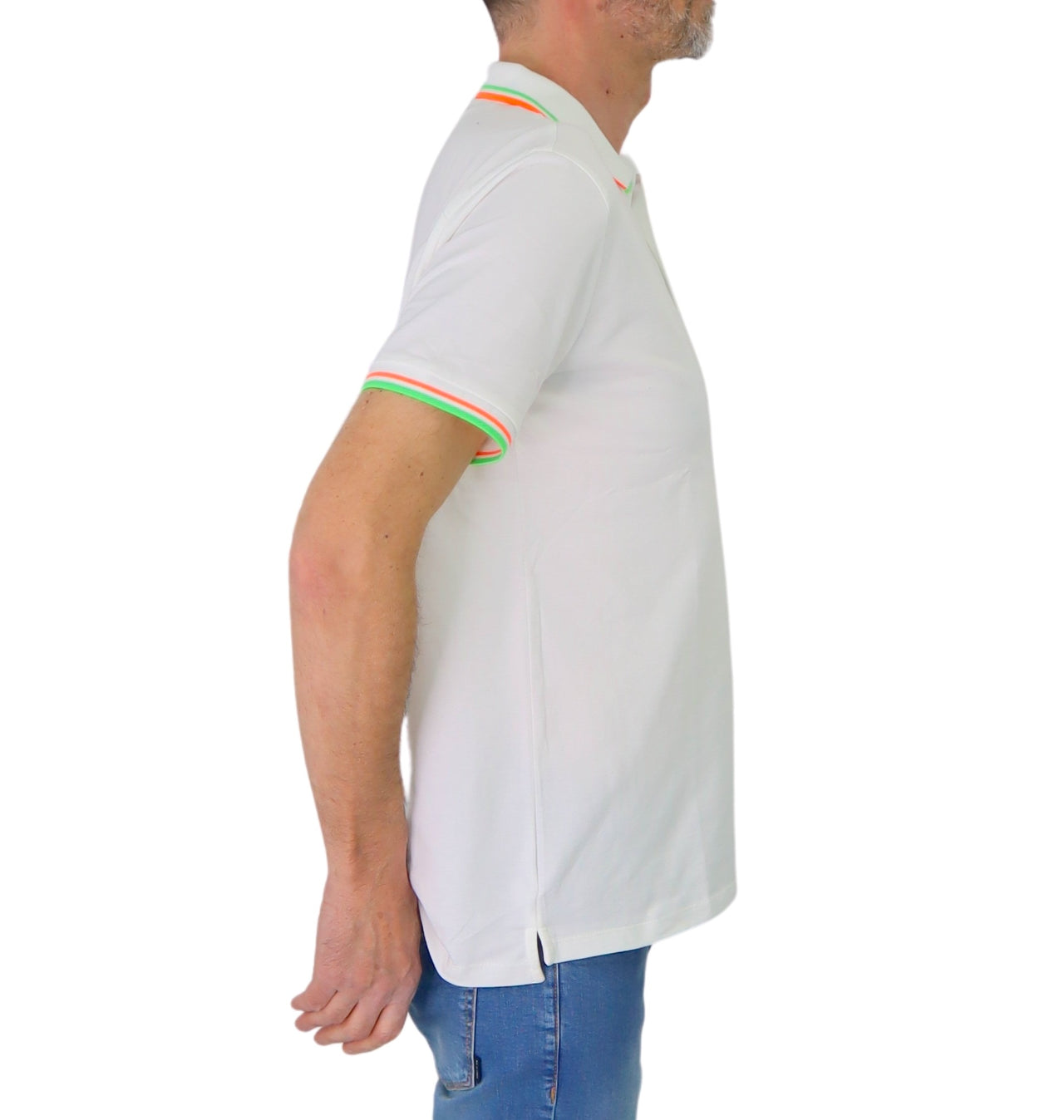 PEUTEREY polo uomo cotone NEW SELANDINA STR 03 PEU546799011991 730 PANNA estate 2025