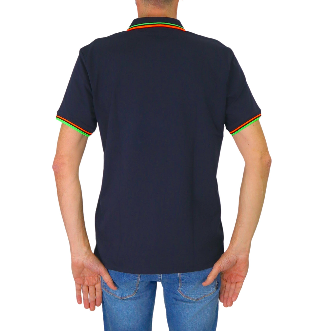 PEUTEREY polo uomo cotone NEW SELANDINA STR 03 PEU546799011991 215 BLU estate 2025