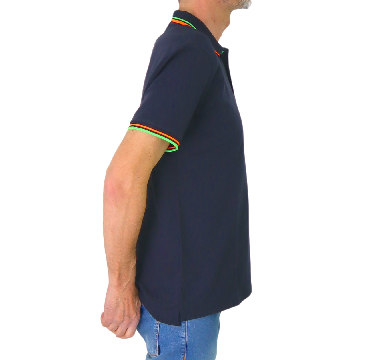 PEUTEREY polo uomo cotone NEW SELANDINA STR 03 PEU546799011991 215 BLU estate 2025