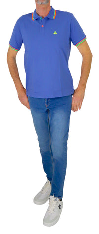 Thumbnail for PEUTEREY polo uomo cotone NEW SELANDINA STR 03 PEU546799011991 197 CARTA DA ZUCCHERO estate 2025