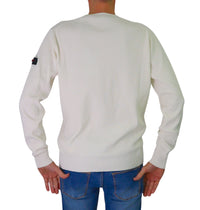Thumbnail for PEUTEREY maglione uomo girocollo cotone GARGALLO LIGHT 01 PEU550199012310 730 PANNA estate 2025