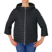Thumbnail for COLMAR giubbino donna cappa cappuccio piuma leggero 2172 9VX PUNKY 99 NERO estate 2025