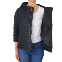 Thumbnail for COLMAR giubbino donna cappa cappuccio piuma leggero 2172 9VX PUNKY 99 NERO estate 2025