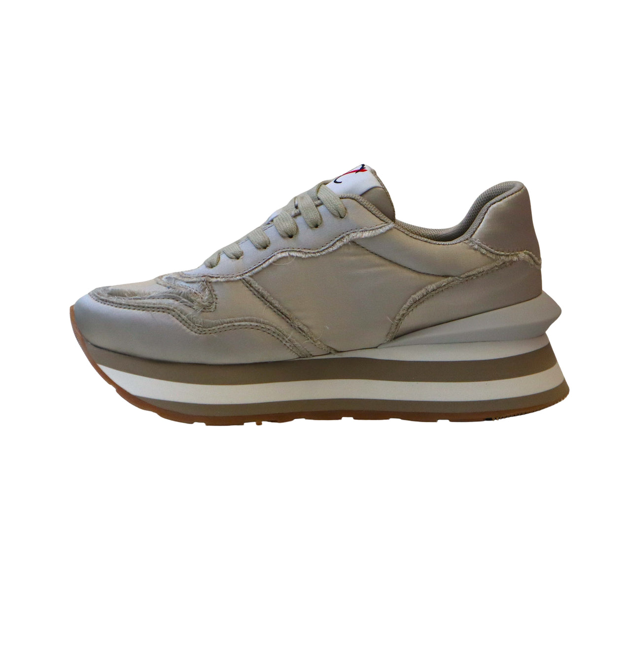 CAFèNOIR scarpe donna sneaker lacci zeppa C1DL9000 W030 BEIGE estate 2025