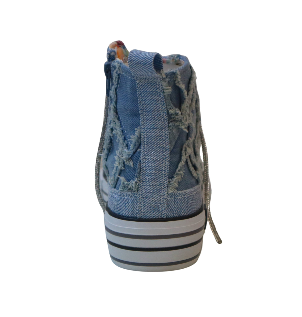 CAFèNOIR scarpe donna sneaker mid denim strass C1DM9104 B017 JEANS CELESTE estate 2025