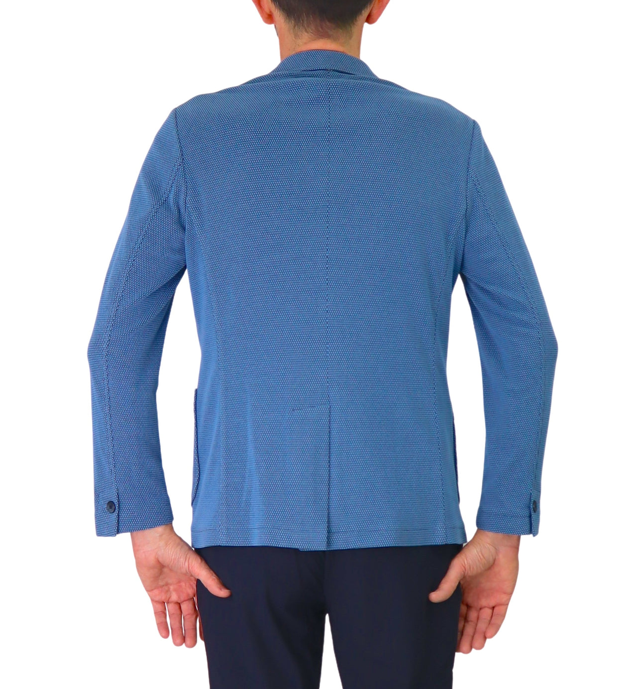 DISTRETTO 12 giacca uomo tessuto rilievo stretch JACKET CLAY GA1559 0035 CARTA DA ZUCCHERO estate 2025