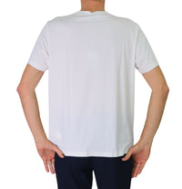 Thumbnail for DISTRETTO 12 t-shirt uomo stretch tessuto tecnico T-SHIRT T-ACTIVE TS1563 0001 BIANCO estate 2025