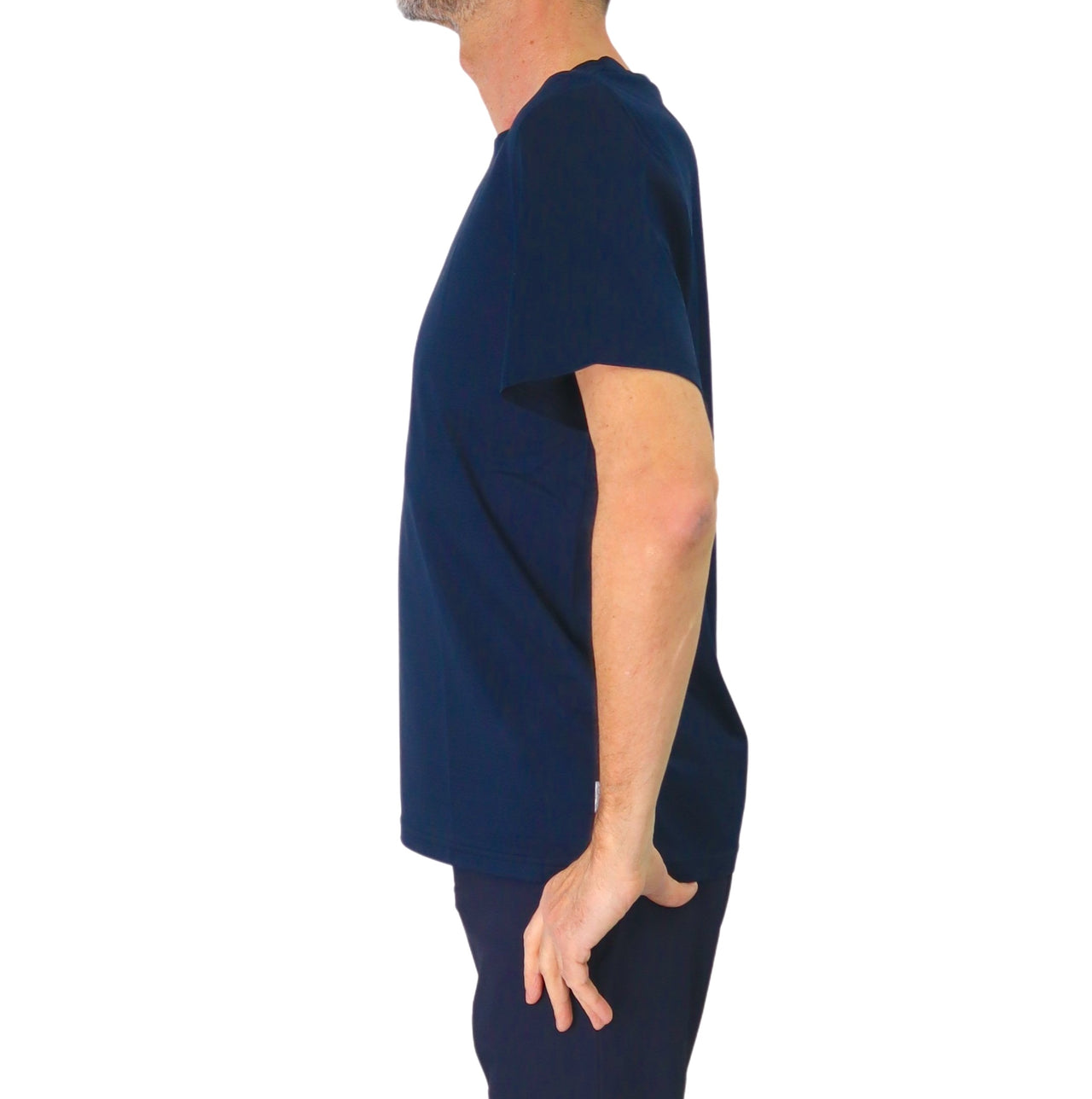 DISTRETTO 12 t-shirt uomo cotone mako girocollo T-SHIRT SCOT TS1565 0003 BLU estate 2025