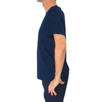 Thumbnail for DISTRETTO 12 t-shirt uomo cotone mako girocollo T-SHIRT SCOT TS1565 0003 BLU estate 2025