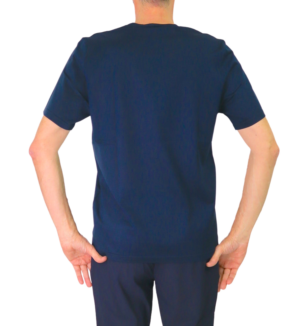 DISTRETTO 12 t-shirt uomo cotone mako girocollo T-SHIRT SCOT TS1565 0003 BLU estate 2025